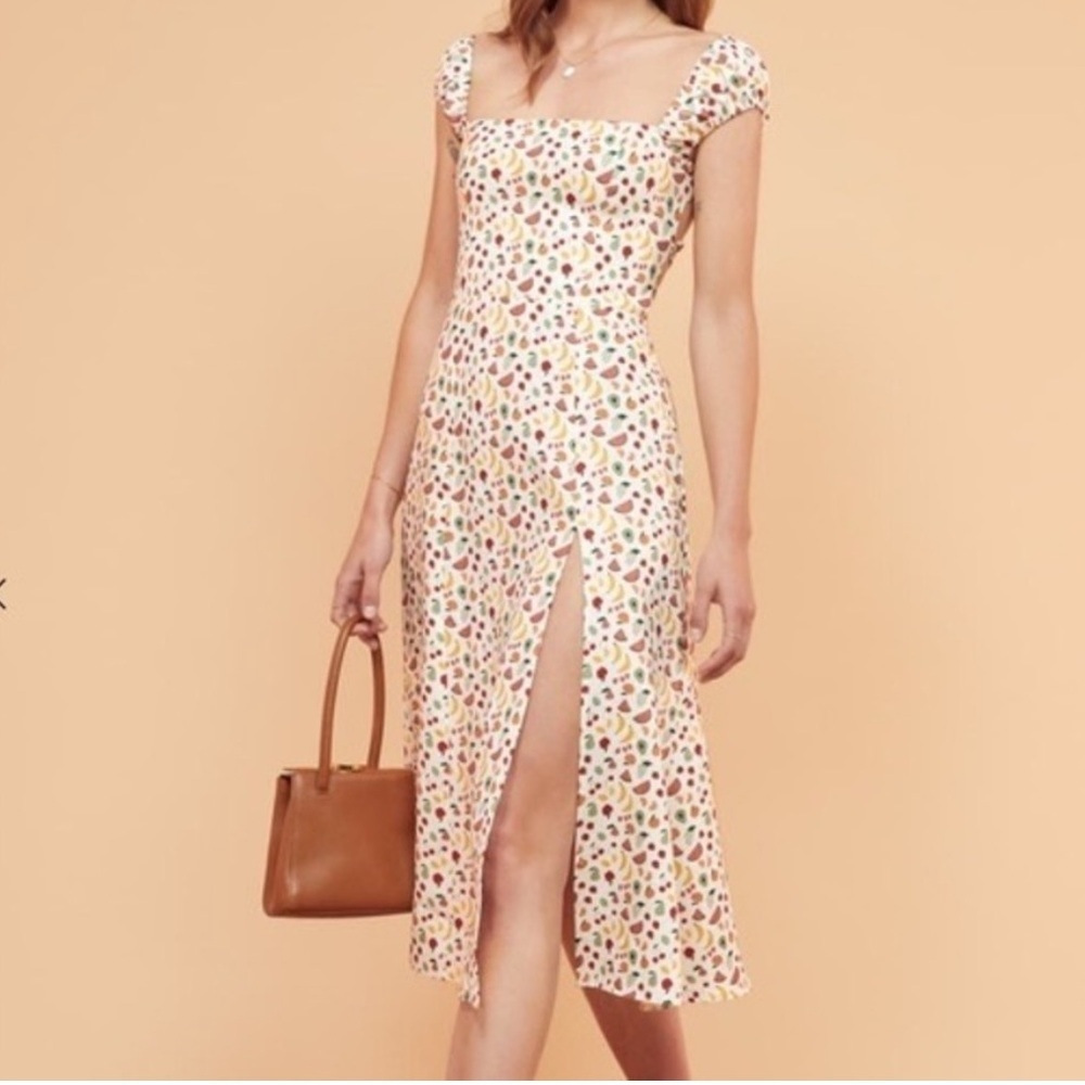 Reformation Multicolor Floral Midi Dress